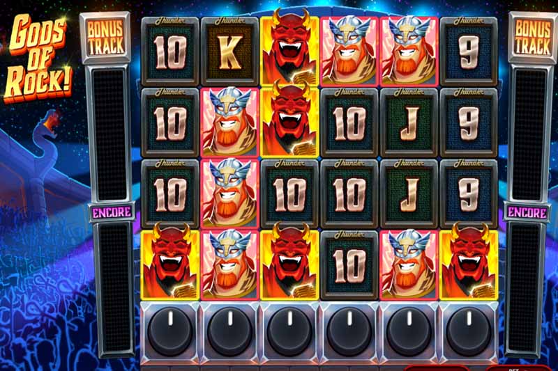 Thunderkick is shaking the earth with the new Gods of Rock slot release